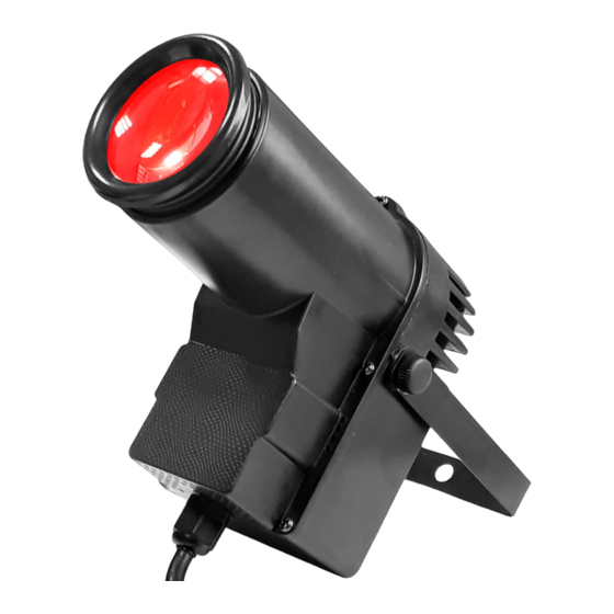 Beamz PS10W LED Pin Spot 10W RGBW DMX Manuel D'instructions