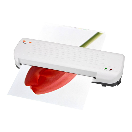 Peach Home Office Laminator A4 Mode D'emploi