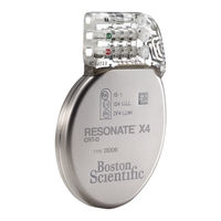 Boston Scientific CHARISMA X4 CRT-D Manuel Technique