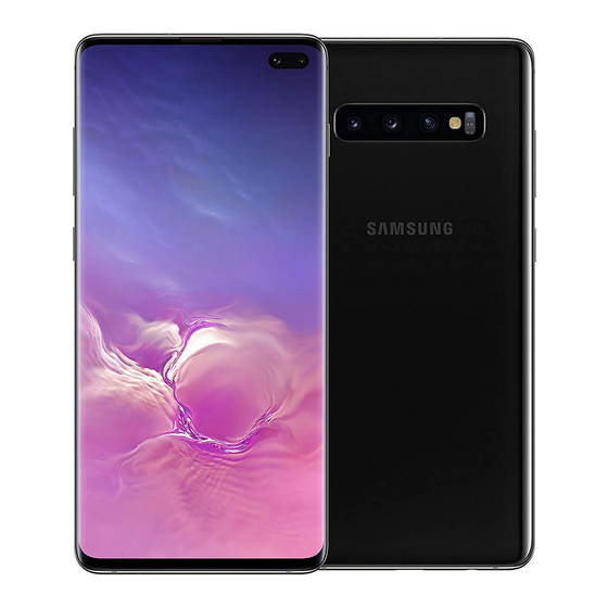 Samsung Galaxy S10 Mode D'emploi