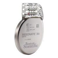 Boston Scientific RESONATE X4 CRT-D Guide De Référence