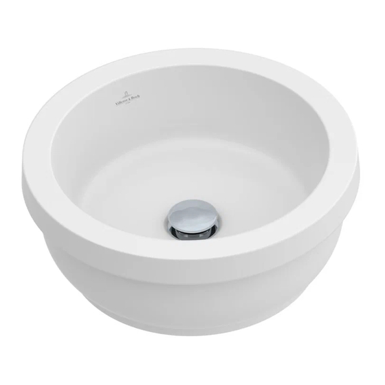 Villeroy & Boch ARCHITECTURA 417540 Manuel D'installation