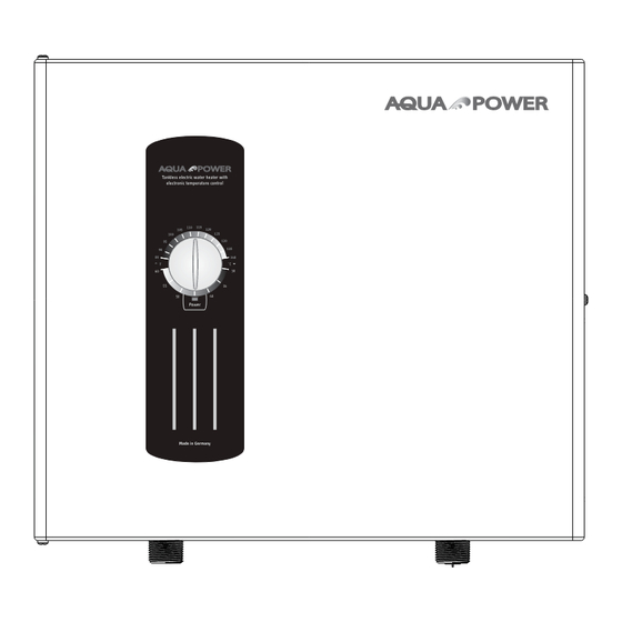 Aqua Power DHE 12 Instructions De Montage