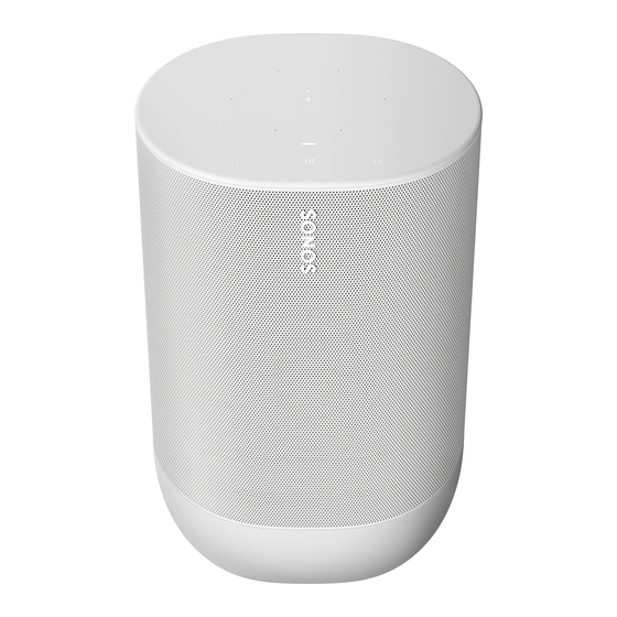 Sonos MOVE BLANCHE Manuel D'utilisation