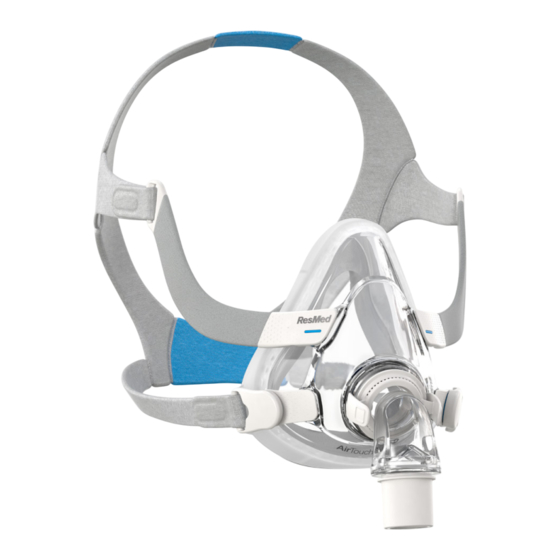 ResMed AirFit F20 Mode D'emploi