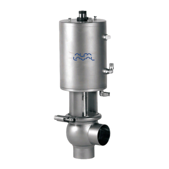 Alfa Laval Unique SSV PN10 Manuel D'utilisation