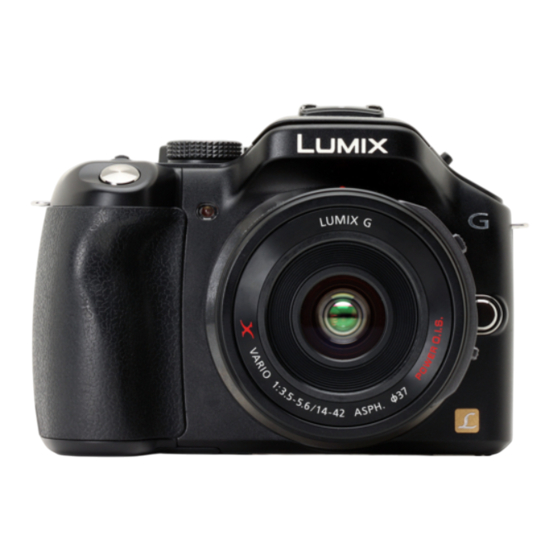 Panasonic LUMIX DMC-G5X Mode D'emploi De Base