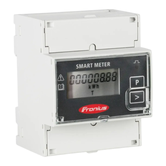 Fronius Smart Meter 63A Mode D'emploi