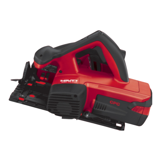 Hilti WSC 70-A36 Mode D'emploi