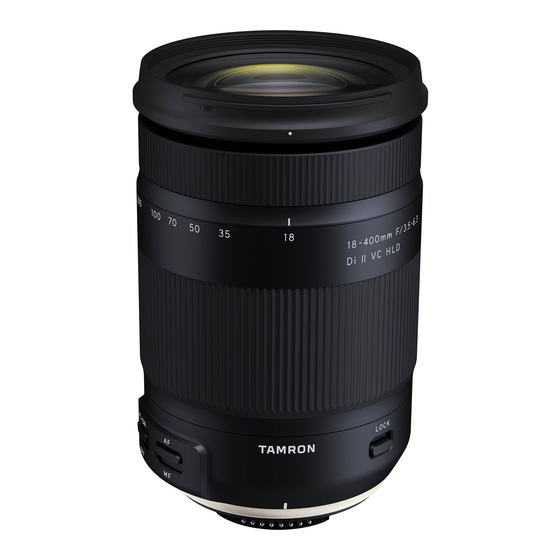 Tamron B028 Mode D'emploi