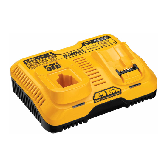 DeWalt DCB103 Guide D'utilisation