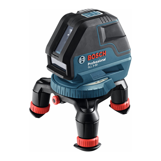 Bosch GLL 3-50 Professional Notice Originale