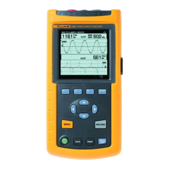 Fluke 43B Manuel