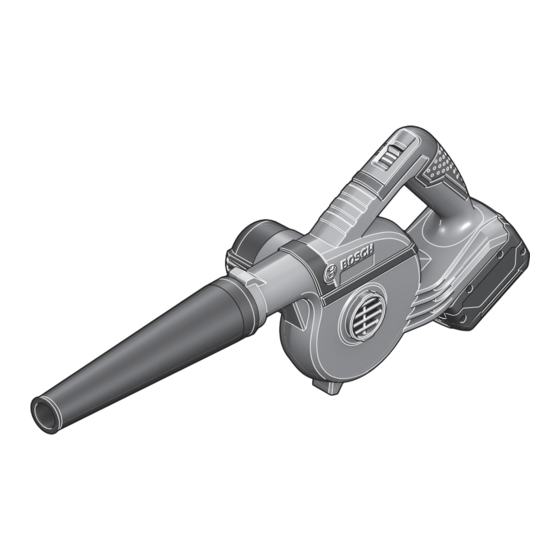 Bosch GBL 18V-120 Notice Originale
