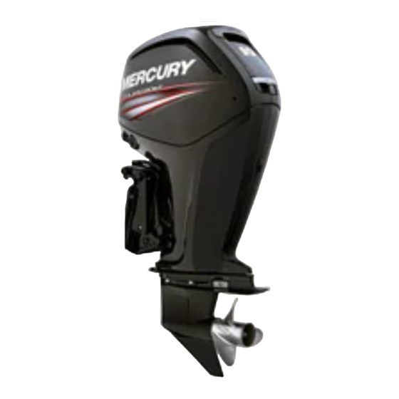 Mercury Marine 75 Pro XS Fonctionnement Entretien Garantie Installation Manuel