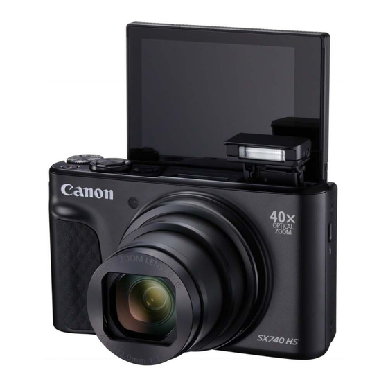 Canon PowerShot SX740 Guide D'utilisation