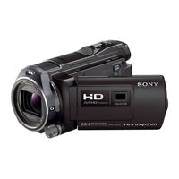 Sony Handycam PJ660E Guide De L'utilisateur