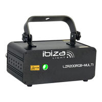 Ibiza Light LZR200RGB-MULTI Manuel D'utilisation