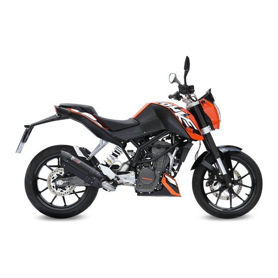 KTM 125 Duke EU 2015 Manuel D'utilisation