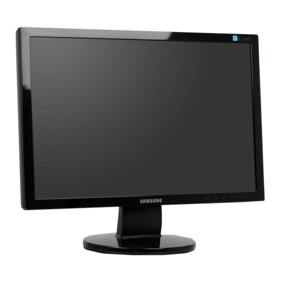 Samsung SyncMaster 2243LNX Manuel De L'utilisateur