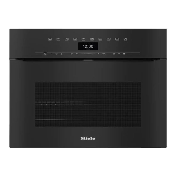 Miele H 7440 BPX Mode D'emploi Et Instructions De Montage