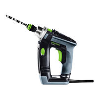 Festool QUADRILL DR 18/4 E Notice D'utilisation D'origine