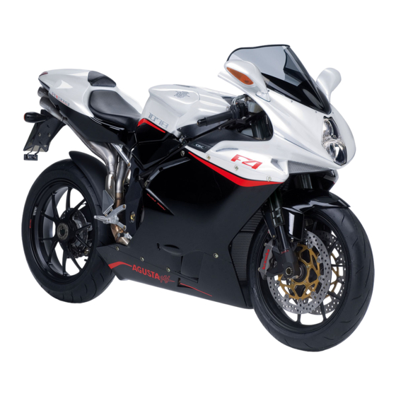 MV Agusta F4 312 RR Manuel De L'utilisateur