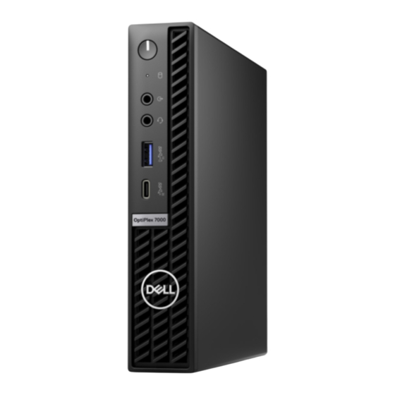 Dell OptiPlex 7000 Micro Configuration Et Spécifications