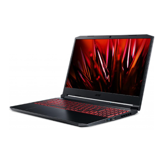 Acer Nitro 5 Serie Manuel D'utilisation