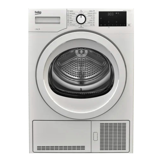 Beko DBED8GW Manuel De L'utilisateur