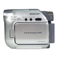 Sony HANDYCAM DCR-HC17E Mode D'emploi