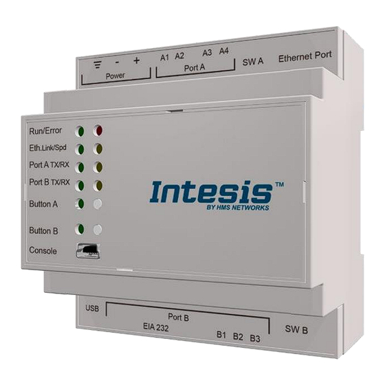 HMS Networks Intesis KNX Modbus RTU Manuel D'utilisation