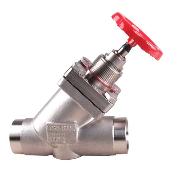 Danfoss SVA-S/L SS 15-40 Guide D'installation