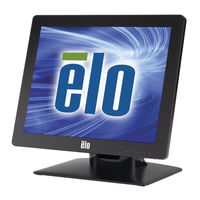 Elo Touch Solutions 1517L Guide De L'utilisateur