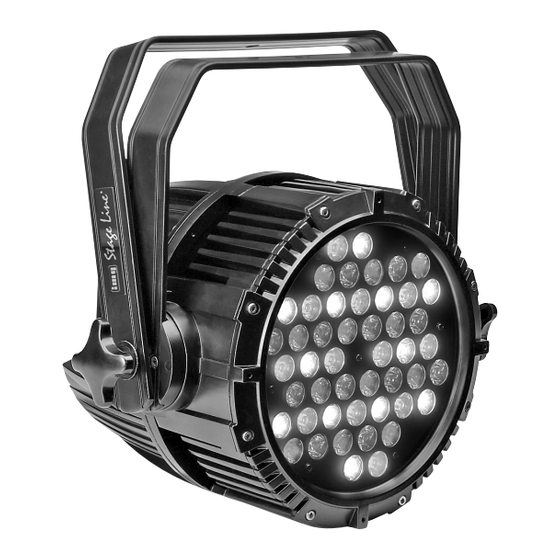 IMG STAGELINE ODP-483RGBW Mode D'emploi