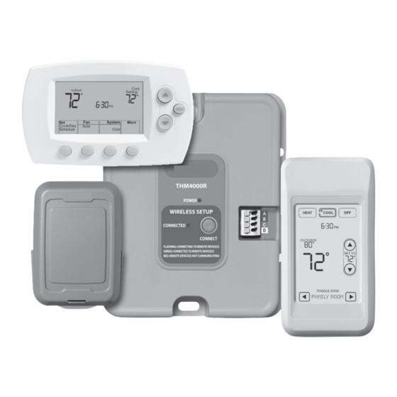 Honeywell Home RedLINK TrueZONE HZ322 Guide D'installation