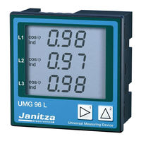 janitza UMG96L Instructions D'utilisation