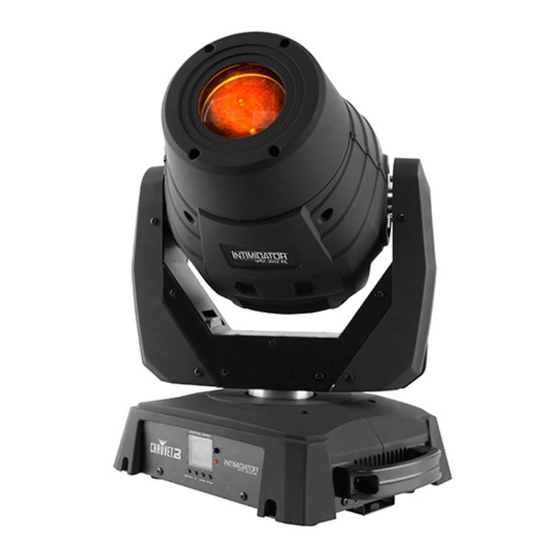 Chauvet DJ Intimidator Spot 355Z IRC Manuels