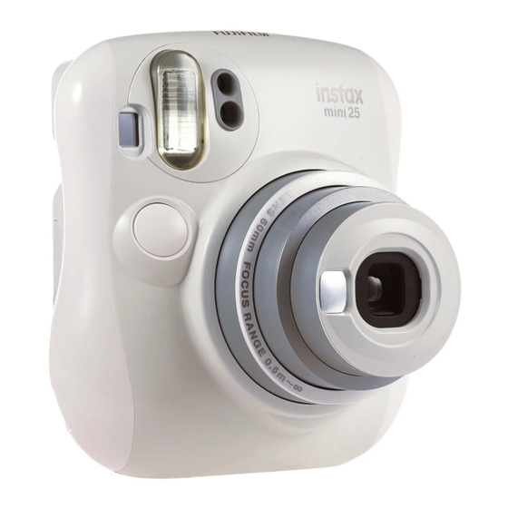 FujiFilm INSTAX MINI 25 Mode D'emploi