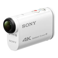 Sony FDR-X1000V Mode D'emploi