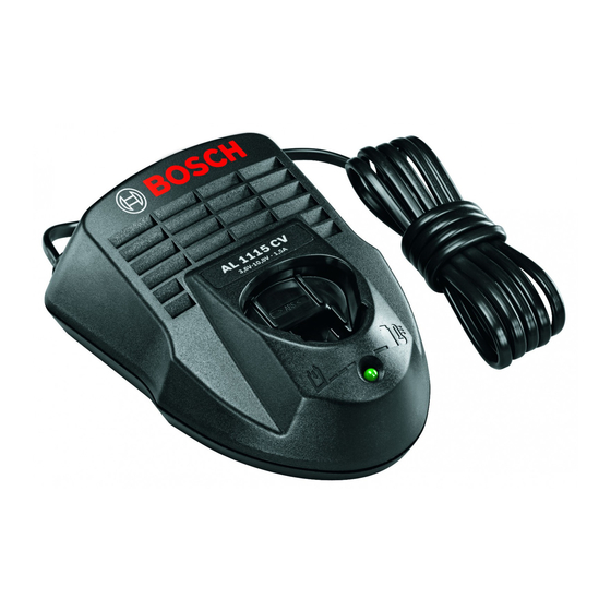 Bosch AL 1115 CV Notice Originale