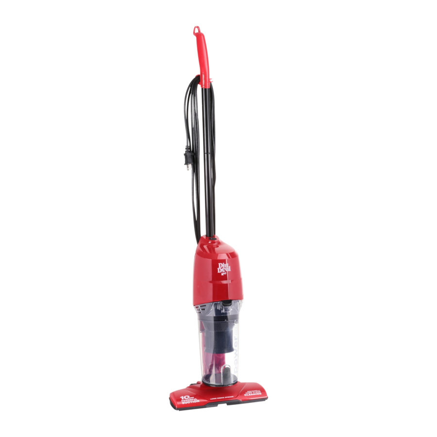 Dirt Devil Power Air Corded Bagless Stick Mode D'emploi