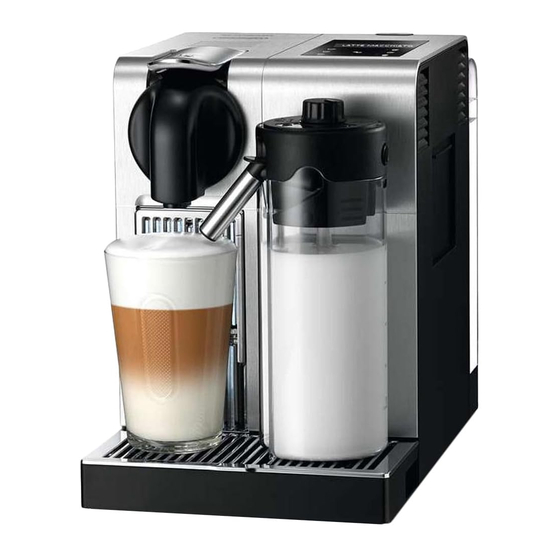 De'Longhi NESPRESSO Lattissima Pro EN750.MB Manuels