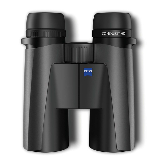 Zeiss Conquest HD Série Mode D'emploi