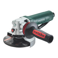 Metabo DW 125 Quick Notice D'utilisation Originale
