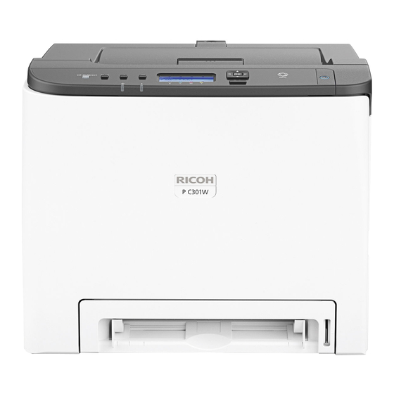 Ricoh P C300W Guide Utilisateur