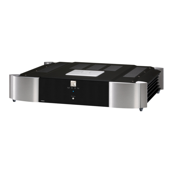 Simaudio moon 760A Guide D'utilisation