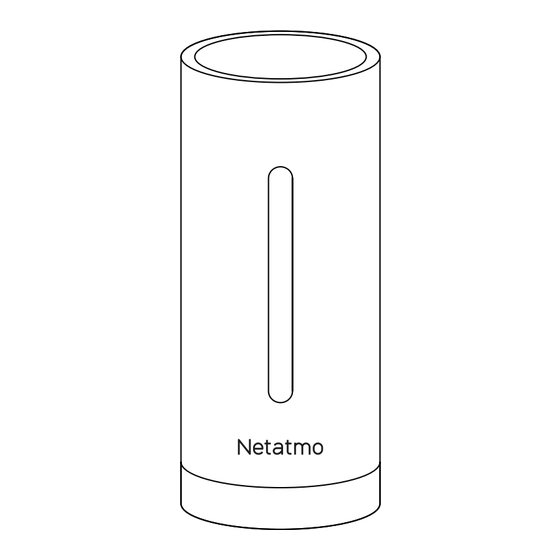 Netatmo NWS01OUT Mode D'emploi