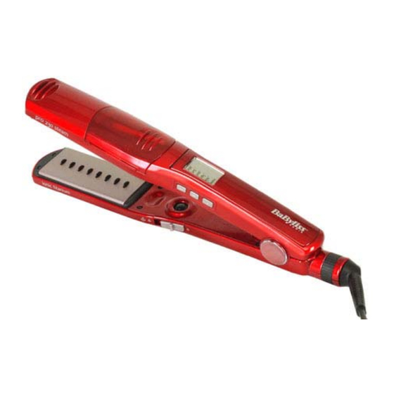 BaByliss pro 230 steam Mode D'emploi