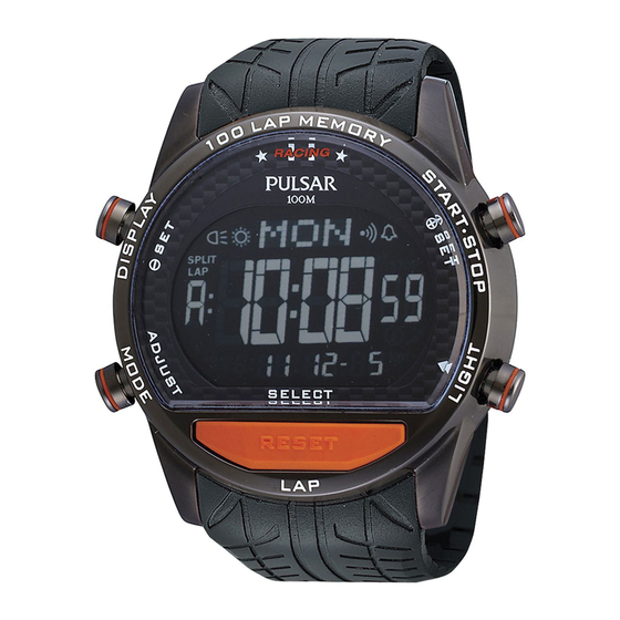 Pulsar W863 Mode D'emploi